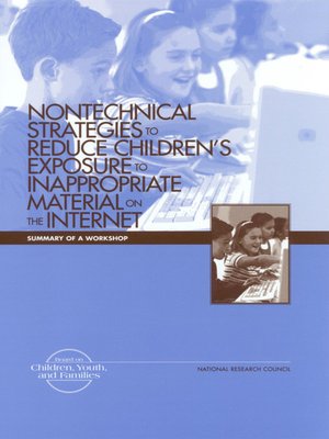 cover image of Nontechnical Strategies to Reduce Children's Exposure to Inappropriate Material on the Internet